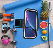 Carica l&#39;immagine nel visualizzatore di Gallery, Fascia braccio cellulare sportiva running traspirante compatibile con Nero