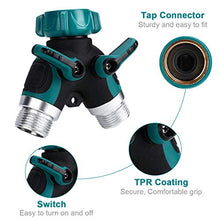 Carica l&#39;immagine nel visualizzatore di Gallery, Tencoz Presa Rubinetto 2 Vie, Distributore 2 Vie a Y per Tubo Flessibile...