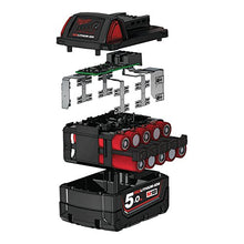 Carica l&#39;immagine nel visualizzatore di Gallery, Batteria Milwaukee M18B5 5.0Ah Rossa Ioni Di Litio Black - Ilgrandebazar