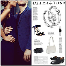 Carica l&#39;immagine nel visualizzatore di Gallery, SHEGRACE Coppia di Anelli in Argento Sterling 925 con Zirconi 3A, Anello A4 - Ilgrandebazar