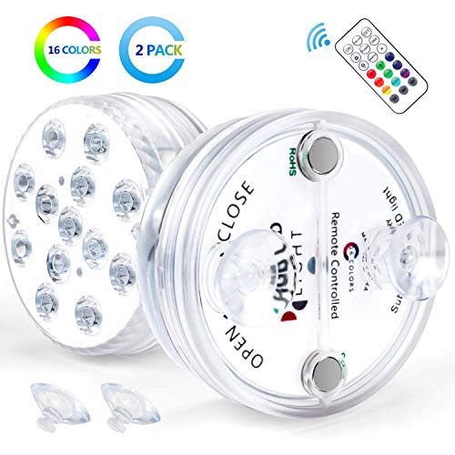 Ventvinal Luci per Piscina, luci LED RGB a variazione cromatica, per...