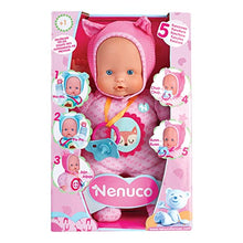 Carica l&#39;immagine nel visualizzatore di Gallery, Nenuco Soft - 5 Funzioni, Come Un Vero Bimbo: Piange, Ride Dice Mamma e Papà, Fa I Suoni Del Ciuccio E Può Mettere Il Dito In Bocca , Rosa, Famosa, 700014781