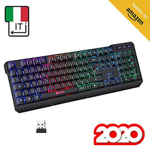 Carica l'immagine nel visualizzatore di Gallery, ⭐️KLIM™ Chroma Tastiera Wireless ITALIANA - Sottile, Resistente,