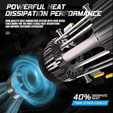Carica l&#39;immagine nel visualizzatore di Gallery, CAR ROVER LEDMT HS1-Lampadina LED per Faro Moto, 6400lm, 12 V, Grigio scuro