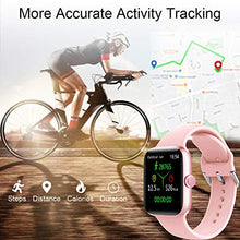 Carica l&#39;immagine nel visualizzatore di Gallery, Smartwatch, KUNGIX Orologio Fitness Tracker collegato con GPS, IP68 pink