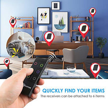 Carica l&#39;immagine nel visualizzatore di Gallery, Key Finder, EIVOTOR Localizzatore Chiavi Wireless Cerca con 6 Ricevitore RF...