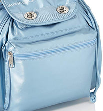 Carica l&#39;immagine nel visualizzatore di Gallery, Mandarina Duck Utility Tracolla, Zaino Donna, 18x35x31 cm (W Blu (Dusty Blue)