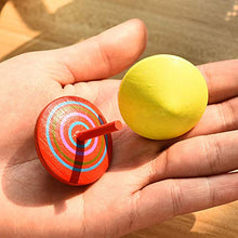 Carica l&#39;immagine nel visualizzatore di Gallery, ZOEON 30 Pezzi Trottola in Legno, Giroscopio Legno Colorati Artigianali...