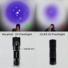 Carica l'immagine nel visualizzatore di Gallery, Torcia Tattica UV 2 in 1, a LED con 500LM, di 395 NM, 4...