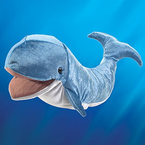 Folkmanis - Marionetta Peluche a Forma di Balena Multicolore - Ilgrandebazar