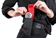 Carica l&#39;immagine nel visualizzatore di Gallery, Duragadget - Custodia imbottita in nylon con passante per cintura,...