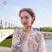 Carica l&#39;immagine nel visualizzatore di Gallery, Kami Idea Bracciale, Incontri Rosa, Placcato in Oro Bracciali Per Donne - Ilgrandebazar