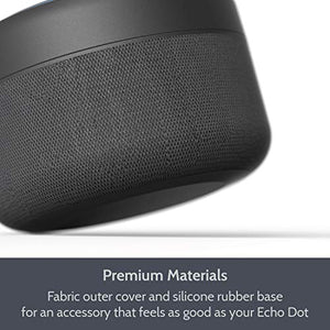 Batteria per Echo Dot 3a Generazione - Base Portatile 12 Ore di Nero