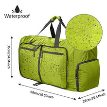 Carica l&#39;immagine nel visualizzatore di Gallery, Pujuas Borsa da Viaggio, 85L Leggero Bagaglio Viaggio Verde Chiaro