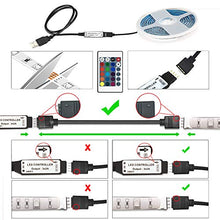 Carica l'immagine nel visualizzatore di Gallery, LED TV Retroilluminazione,Hually 2M Striscia USB con Telecomando e 16...