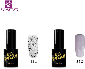 KADS 6PCS Soak Off UV LED Smalto semipermanente in Gel gel polish Nail Art set
