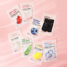 Carica l'immagine nel visualizzatore di Gallery, [CONFEZIONE DA 8] EUNYUL Purity Maschera in fogli Pack 8 tipi x 22ml Cura della pelle coreana Ingredienti naturali idratanti per tutti i tipi di pelle