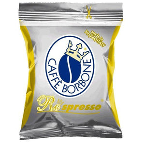 100 Cialde Capsule Caffe' Borbone Compatibili Nespresso Respresso Miscela Oro - Ilgrandebazar