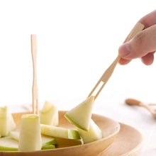 Carica l&#39;immagine nel visualizzatore di Gallery, Forchetta monouso in legno NANHAI - 100% naturale, ecologico,... - Ilgrandebazar