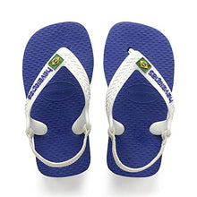 Carica l'immagine nel visualizzatore di Gallery, Havaianas Baby Brasil Logo II, Infradito Unisex 25/26 EU, Blu Marine Blue