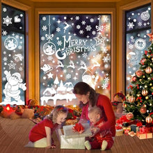 Carica l&#39;immagine nel visualizzatore di Gallery, Multper 236 Vetrofanie Natalizie, DIY Decorazioni Natalizie, Riutilizzabili Addobbi Natalizi, Adesivi Natale PVC, Bianche Statico Adesivi Natalizi per Finestre, Fiocco di Neve, Renna, Babbo Natale