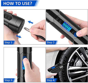 KYG Compressore Portatile per Auto Mini con Schermo... - Ilgrandebazar