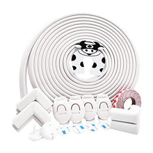 Carica l'immagine nel visualizzatore di Gallery, HAPPYKIDS Paraspigoli Bambini 9 METRI TOTALI Kit Parabordi + Bianco Avorio XL