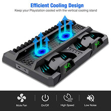 Carica l'immagine nel visualizzatore di Gallery, BEBONCOOL PS4 Supporto Verticale Stand Vertical Controller Charger...