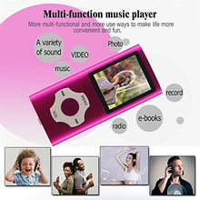 Carica l&#39;immagine nel visualizzatore di Gallery, Ueleknight MP3/ MP4 Player con Scheda Micro SD da 16 GB,Lettore Musicale Pink