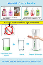 Carica l&#39;immagine nel visualizzatore di Gallery, KLAS REMO Dispenser Sapone Automatico, 400ML Bianco(nuova Versione)