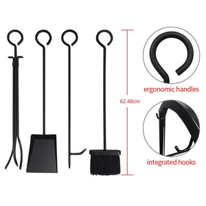 Amagabeli rack di legna da ardere con 4 strumenti 74 x 40 x 30cm grande... - Ilgrandebazar