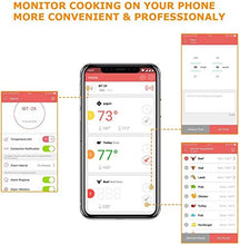 Carica l&#39;immagine nel visualizzatore di Gallery, Inkbird Wireless Bluetooth BBQ termometro Barbecue Thermometer+2 Sensors