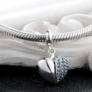GW Charms Amore Beads da Donna Argento Sterling 925 Adatto per Bracciale... - Ilgrandebazar