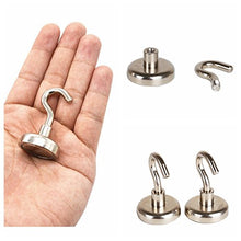 Carica l&#39;immagine nel visualizzatore di Gallery, Gancio magnetico, potente magnete al neodimio supporto a gancio, 12 Pack