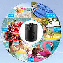 Carica l'immagine nel visualizzatore di Gallery, QXMCOV Pompa Elettrica Ricaricabile, 2 in 1 Gonfiando Sgonfiando Pompa...