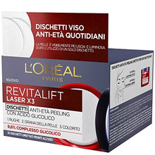 Carica l&#39;immagine nel visualizzatore di Gallery, L&#39;Oréal Paris Revitalift Laser X3 Dischetti Viso Anti-Età Antirughe Peeling... - Ilgrandebazar