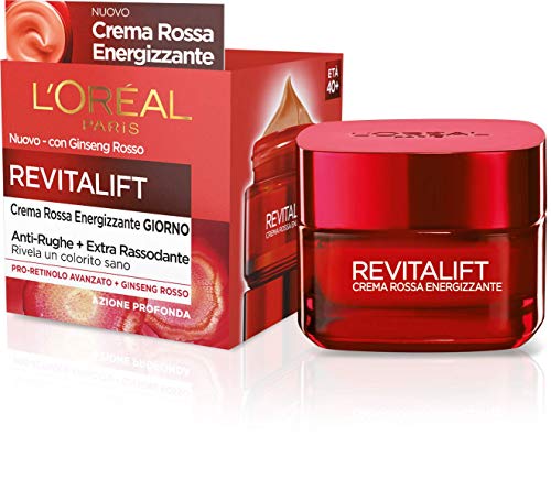 L'Oréal Paris Crema Viso Giorno Energizzante Anti-Rughe Revitalift, Formula... - Ilgrandebazar