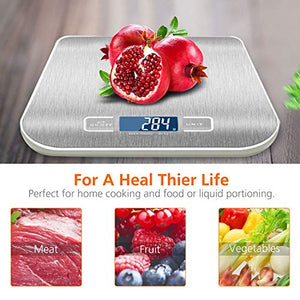 iKALULA Bilancia da Cucina Digitale, Alta Precisione Misurazione 1g a 5kg... - Ilgrandebazar