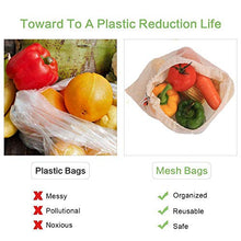 Carica l&#39;immagine nel visualizzatore di Gallery, [Senza plastica]Sacchetti riutilizzabili , Sacchetti di Frutta e Verdura,...