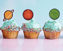 Carica l&#39;immagine nel visualizzatore di Gallery, Decorazioni per cupcake – Confezione da 200 decorazioni usa e getta, Spazio