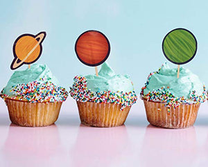 Decorazioni per cupcake – Confezione da 200 decorazioni usa e getta, Spazio