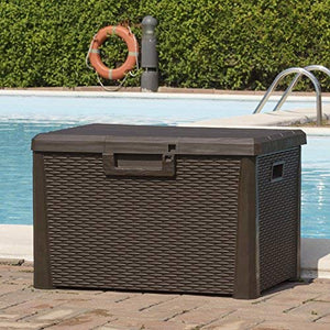 Toomax Compact Box Nevada Baule da Giardino, 73x50.5x46.5 cm, Marrone - Ilgrandebazar