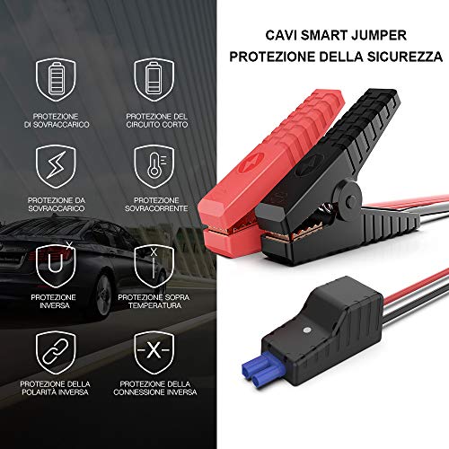 FLYLINKTECH Avviatore Di Emergenza Per Auto, 18000mAh 1500A