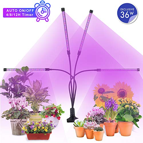 MiMiya Lampada per Piante, Piante Coltivazione 36W 72 LED Lampada... - Ilgrandebazar