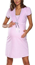 Carica l'immagine nel visualizzatore di Gallery, Italian Fashion IF Camicia da Notte Premaman F2L3C3T1 0114 M, Rosa