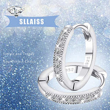 Carica l&#39;immagine nel visualizzatore di Gallery, Sllaiss Orecchini a Cerchio con Zirconi Piccoli per Donne a... - Ilgrandebazar