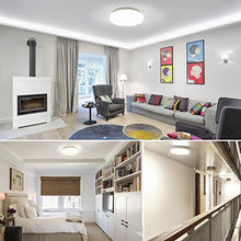 Carica l&#39;immagine nel visualizzatore di Gallery, Plafoniera LED Lampada a Soffitto Bianco Naturale 4000K 24W 2050 Lumens