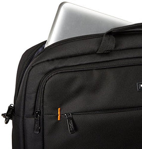 AmazonBasic - Custodia per laptop HP fino a 17,3'' (44 cm), nero, 44 cm, Nero