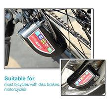 Carica l&#39;immagine nel visualizzatore di Gallery, Echoice Antifurto Moto Bloccadisco in Acciaio Inossidabile Nero 1 - Ilgrandebazar