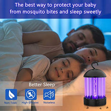 Carica l&#39;immagine nel visualizzatore di Gallery, Zanzare Lampada Killer, UV Silenzioso non Tossico Mosquito Killer Lamp...